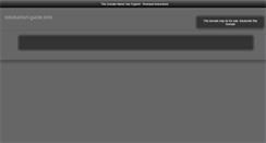 Desktop Screenshot of bikekaitori-guide.info